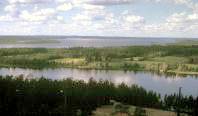 Landschaftich schöne Seenplatte